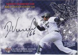 BBM 2016 Dragons Dash ビシエド 直筆サインカード（A） 10枚限定