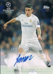 2015-16 TOPPS UEFA CL Showcase Autographs James Rodriguez / Ź 3ܥ٥ޥå