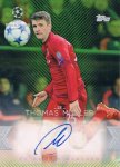 2015-16 TOPPS UEFA CL SHOWCASE  Green Base Autographs Thomas Müller 150 ëŹ Sir Cry 