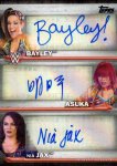 2016 Topps WWE Bayley&Asuka&Nia Jax Autographed11Ź ä