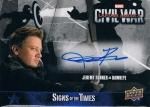 2016 CAPATAIN AMERICA CIVIL WAR Autographs Jeremy Renner / Ź 001 å͡MCU