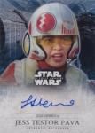 2016 TOPPS STAR WARS THE FORCE AWAKENS SERIES 2 AUTOGRAPHS JESS TESTOR PAVA / Ź T.K͡16AM