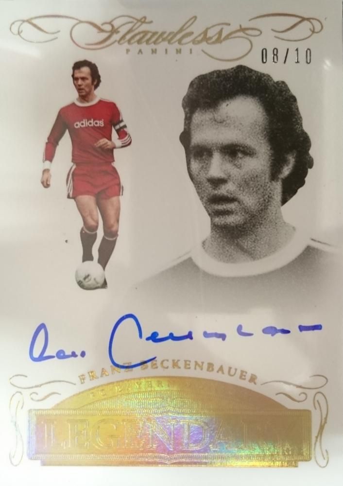 2016 Panini Flawless Legendary Signatures Gold Franz Beckenbauer