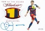 2016 Panini Flawless Top of the Class Autograph Memorabilia Ruby Dani Alves15ۥߥȻŹ ɥå