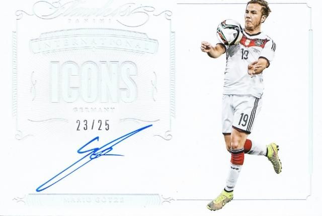 2016 Panini Flawless International Icons Signatures Mario Gotze