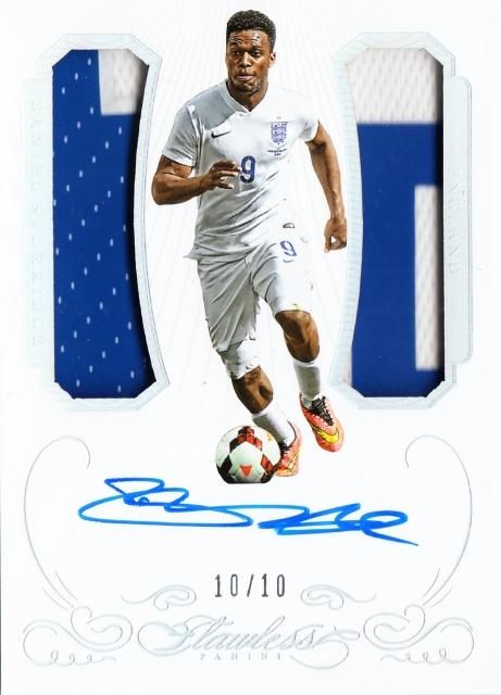 2016 Panini Flawless Dual Patch Autographs Daniel Sturridge【10枚