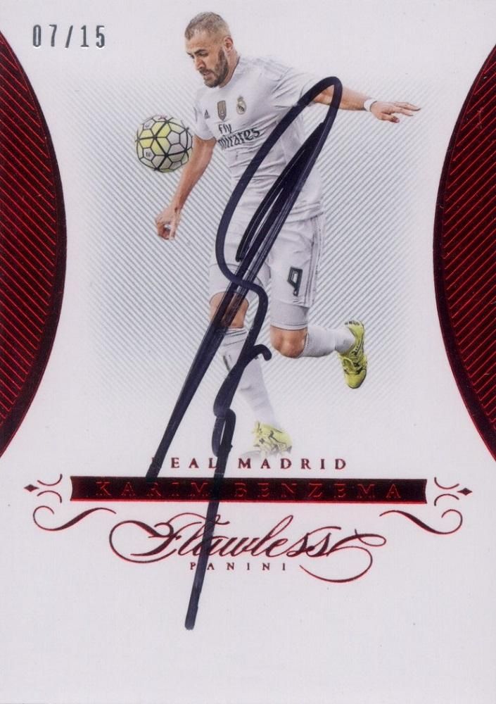 17/49 カリム ベンゼマ KARIM BENZEMA 直筆サインカード auto