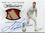 2016 PANINI FLAWLESS TOP OF THE CLASS AUTOGRAPH MEMORABILIA BLACK Sergio Ramos 1of1 / Ź ǥࡼ