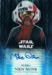 2016 STAR WARS THE FORCE AWAKENS CHROME Autographs Prism Ref Mike Quinn  50 / Ź T.K͡16AS