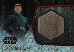 2016 STAR WARS THE FORCE AWAKENS CHROME MEDALLION RELICS Colonel Datoo 25 / Ź BAGWELL