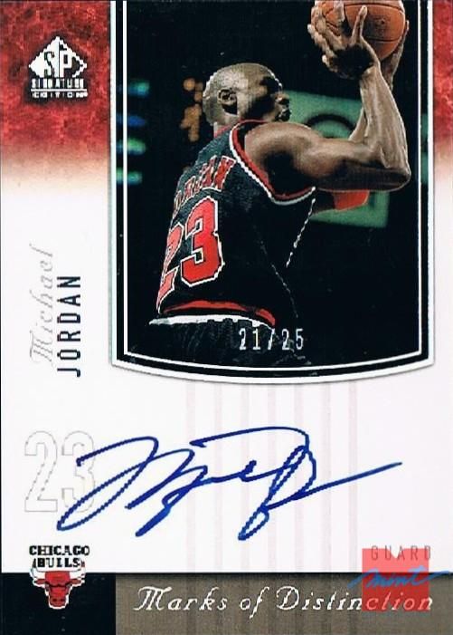 2004-05 SP Signature Edition Marks of Distinction #MJ