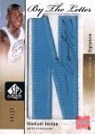 2011-12 SP Authentic By The Letter #BLMJ Michael Jordan/23