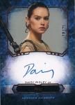 2016 STAR WARS MASTERWORK Autographs Canvas Daisy Ridley 25 / Ź ή͡16ON