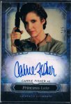 2016 STAR WARS MASTERWORK Autographs Silver Carrie Fisher 5 / Ź ͡16ND