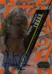 2016 Star Wars High Tek Orange Autographs Strono 
