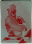 2016 TOPPS WWE Then, Now, Forever  Plate Card Tom Prichard 1of1 / MINTŹ KG