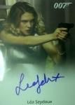 2016 James Bond Archives Spectre Edition Full-Bleed Vertical Autograph Lea Seydoux / Ź T.K