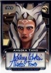 2017 TOPPS STAR WARS GALACTIC FILES REBORN Autograph Card Ahsoka Tano / MINTΩŹ ʥ