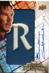 2016 UPPER DECK Doctor Strange Letterman Patches Autograph Benedict Cumberbatch 5 / Ź 
