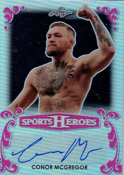 2017 LEAF METAL SPORTS HEROES Autograph Card Pink Conor McGregor【4枚限定※ラストナンバー！】  / MINT立川店 台湾人様 - トレーディングカード・トレカ専門店 ミント