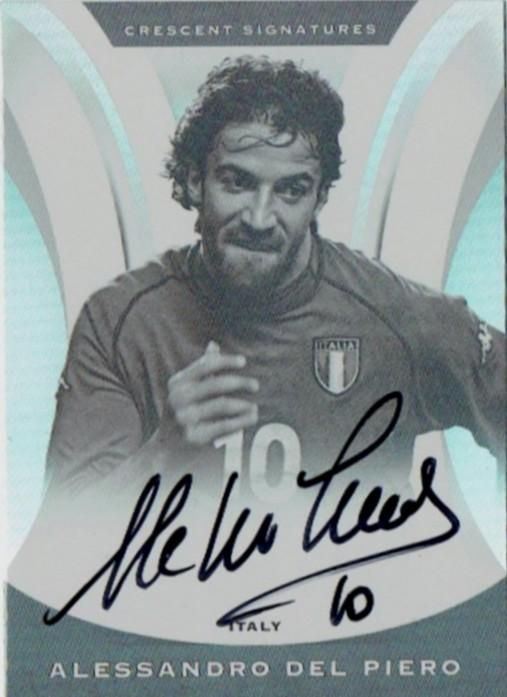 2017 PANINI NOBILITY Crescent Signatures Alessandro Del Piero