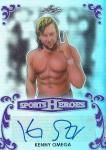 2017 LEAF METAL SPORTS HEROES Autograph Card Purple Kenny Omega5/ MINTΩŹ ѿ