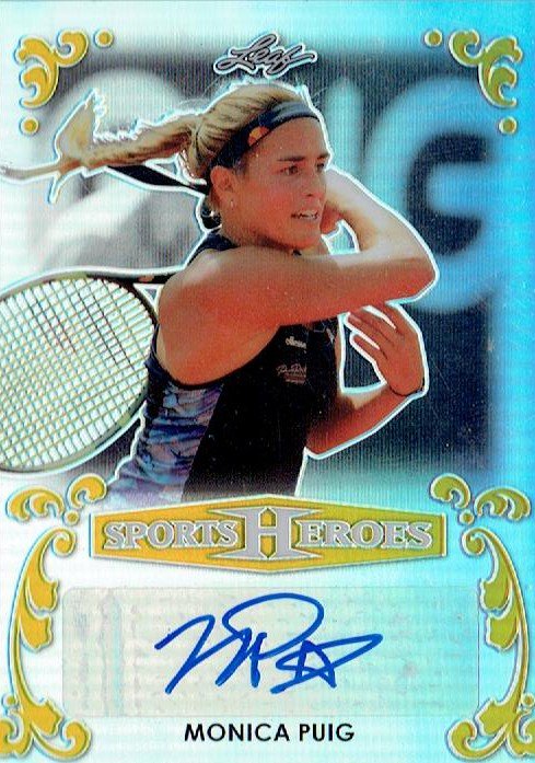 2017 LEAF METAL SPORTS HEROES Autograph Card Gold Monica Puig【1of1】 /  MINT立川店 台湾人様 - トレーディングカード・トレカ専門店 ミント