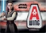 2018 TOPPS Star Wars The Last Jedi Series 2 Commemorative Patch A-Wing Black Rey1of1/ MINTΩŹ Ȭ