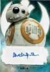 2018 TOPPS STAR WARS LAST JEDI SERIES2 Autograph Dave Chapman, puppeteer for BB-8 / MINTΩŹ Ȭ