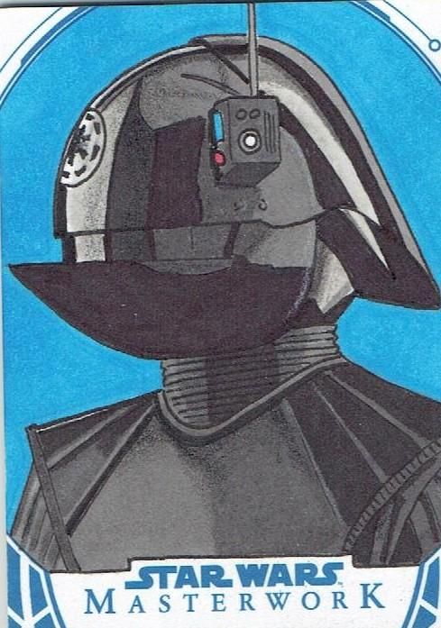 2018 TOPPS STAR WARS MASTER WORK Sketch Card 【1of1】 / MINT