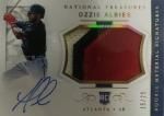 2018 Panini National Treasure Rookie Materials Signatures Gold Ozzie Albies 25ۥߥȻŹ 褷