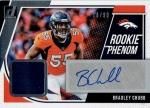 2018 PANINI DONRUSS Rookie Phenom Jersey Autographs Bradley Chubb 99 / MINTΩŹ ƥ