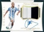 2018 PANINI NATIONAL TREASURE Colossal Jersey Auto Gold  Javier Mascherano 10 / MINTΩŹ ѿ