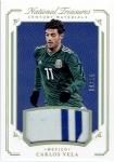 2018 PANINI NATIONAL TREASURE Century Materials Gold Carlos Vela  10 / MINTΩŹ ѿ