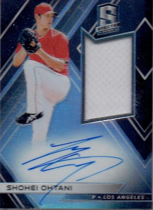 2018 PANINI CHRONICLES Spectra Rookie Jersey Autograph Card Shohei