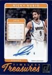 2017-18 PANINI DONRUSS Timeless Treasures Jersey Autograph Card Ricky Rubio 30 / MINTΩŹ Ȭ