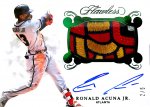 2018 Panini Flawless Rookie Patch Autographs Emerald Ronald Acuna Jr.5ۥߥȻŹ 褷