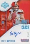 2018 PANINI CONTENDERS Draft Class Autograph Card Baker Mayfield 25 / MINTΩŹ ƥ