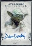 2018 TOPPS STAR WARS MASTER WORK Auto Siver Framed David Barclay 5ꢨ饹ȥʥС / MINTΩŹ 