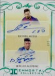 2018 LEAF IMMORTAL COLLECTION Dual Autograph Green L.Messi / S.Aguero 2ꢨ1stʥС / MINTΩŹ ѿ