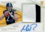 2018 PANINI IMMACULATE Premium Patch Rookie Autograph Gold Mason Rudolph 25 / MINTΩŹ 