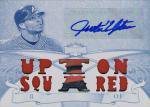 TOPPS TRIPLE THREADS 2013JUSTIN UPTON 1OF1 Patch Auto White Whale 1ŹDef Tech