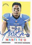 TOPPS 2013 TOPPS MINI AUTOGRAPH CARD Manti Te'o / Ź ߥ䥱