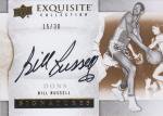UD 2013 EXCUISITE LIMITED Autograph Card Bill Russell30ۡëŹ