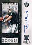 PANINI 2013 CONTENDERS AUTOGRAPH CARD Tyler Wilson / Źå֥쥤H͡