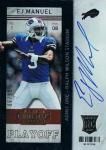 PANINI 2013 CONTENDERS AUTOGRAPH CARD VARIANT E.J. Manuel 99/ Ź ͡