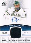 UD 2013-14 SP GAME USED RELIC AUTOGRAPH CARD Jack Campbell99/ Ź ߥ䥱͡