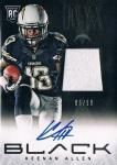 PANINI 2013 BLACK ONYX RELIC AUTOGRAPH CARD Keenan Allen99 / Ź å֥쥤H͡