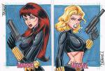 RH 2014 WOMEN OF MARVEL SKETCH PUZZLE CARD【1of1】/ 新宿店 Null Mox様