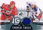 UD 2013-14 SP GAME USED TANDEM TWIGS E.Staal&M.Staal/ Ź ߥ䥱
